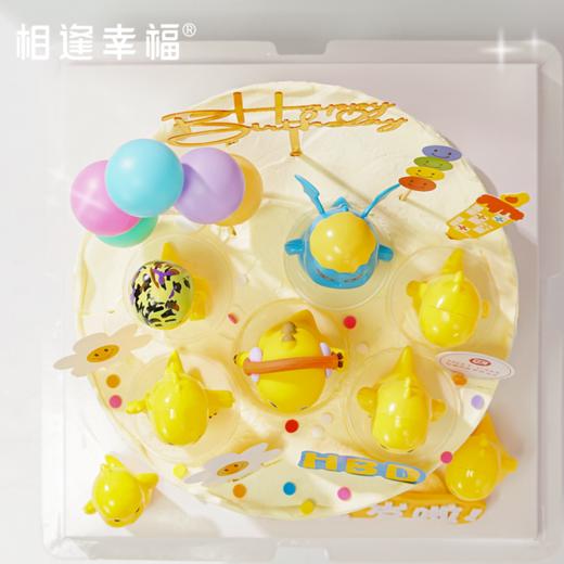 【我是奶龙蛋糕】软fufu的奶龙蛋糕来啦！会卖萌的恐龙PP造型，圆滚滚的身体、灵动的表情，仿佛下一秒就要扭动起来，嘴里喊着那句超经典的 “我是奶龙~”（可选1磅/2磅） 商品图3