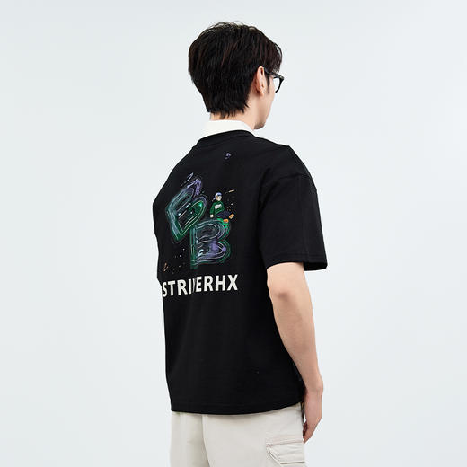 【新品上新】HX 夏季圆领短袖T恤微宽松版型S102522722101/02 商品图8