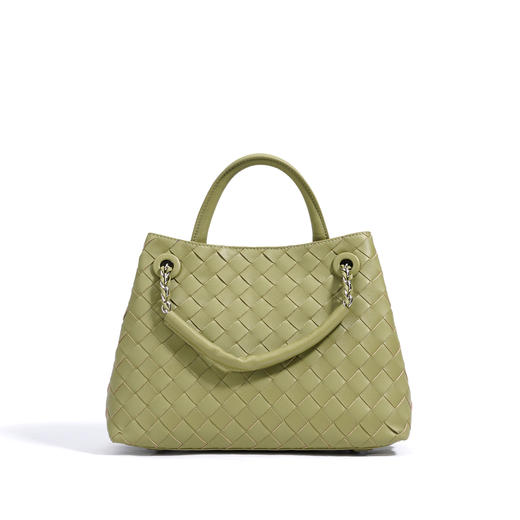 【预售3天】2025新款单肩包编织包手提大容量女包复古菜篮子包包托特包F9867 商品图4