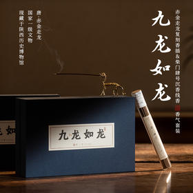 九龙如龙礼盒5g+金走龙香插 惠安线香沉香