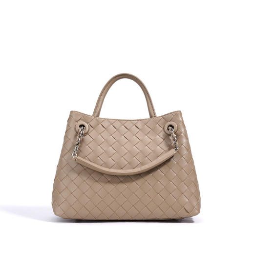 【预售3天】2025新款单肩包编织包手提大容量女包复古菜篮子包包托特包F9867 商品图5