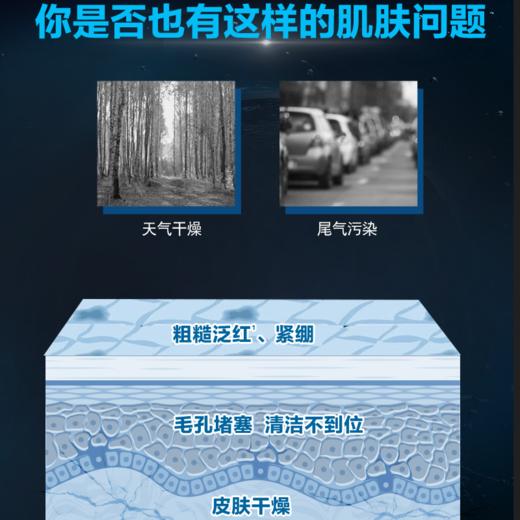 曼秀雷敦男士 保湿活力洁面乳150ml+保湿酷爽冰露75ml 商品图4