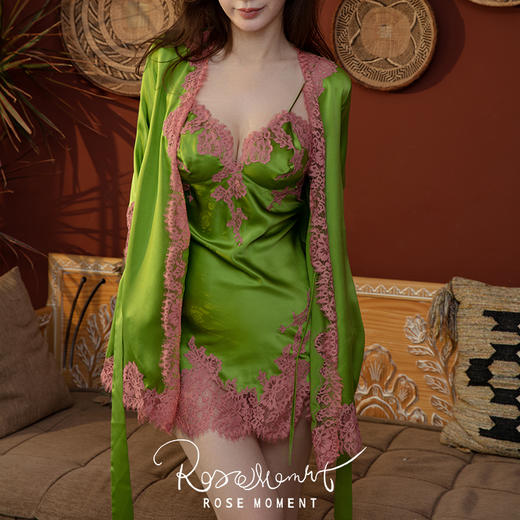 可插杯垫真丝中款吊裙 A250312 商品图6