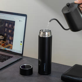 西屋铂睿温显保温杯-儒雅黑WB461