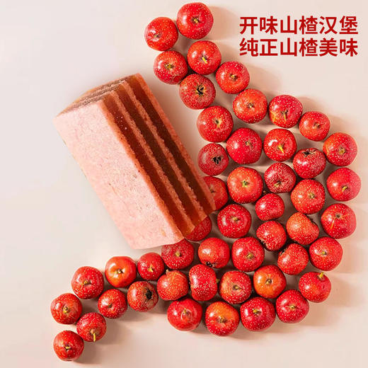 【秒杀114包❗山楂汉堡】酸甜开胃必囤，原味&蓝莓味双拼，双重口感，酸甜软糯不甜腻，独立小包装山楂片山楂条零食儿童老人零食QQ 商品图3