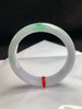 620035，54.7圈口，飘绿正圈平安镯，白底飘绿，整体清爽 商品缩略图0