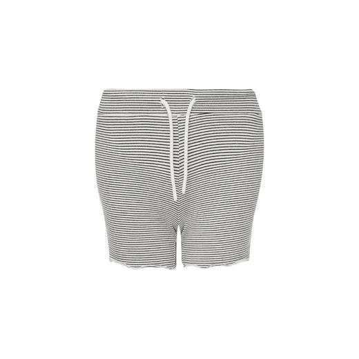 oneup条纹弹力花边短裤 商品图9