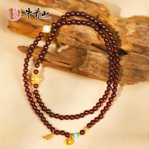 牛首山石榴石手串系列手链复古设计转运珠手串简约百搭手饰 商品图2