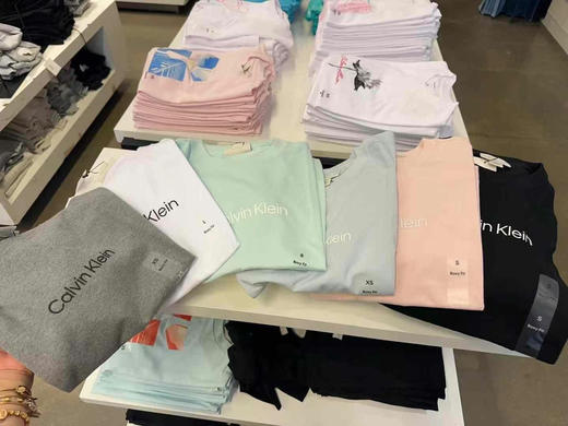 Ck女士T恤上新色啦💥全部💰550/2件包直邮✈️💢女士短袖T-shirt，超多颜色🉑选 商品图0