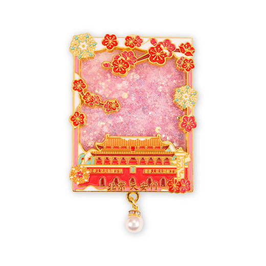 【北京四景流沙金属冰箱贴】天安门天坛故宫国子监旅游城市创意礼品纪念工艺品礼品 商品图3