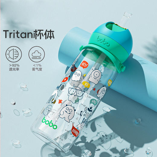 bobo 怪诞萌物吸管杯水杯 400ml  BB2323 商品图2