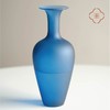 米马杂货 仿清柳叶瓶美人肩 宝蓝玻璃花瓶 你的感受是对的 商品缩略图4