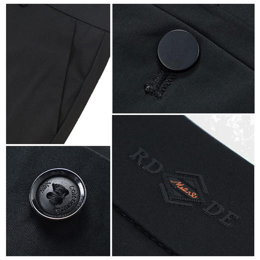 半身缘男裤 夏季弹性直筒宽松直筒弹力冰丝薄款西裤252101M10303764 商品图3