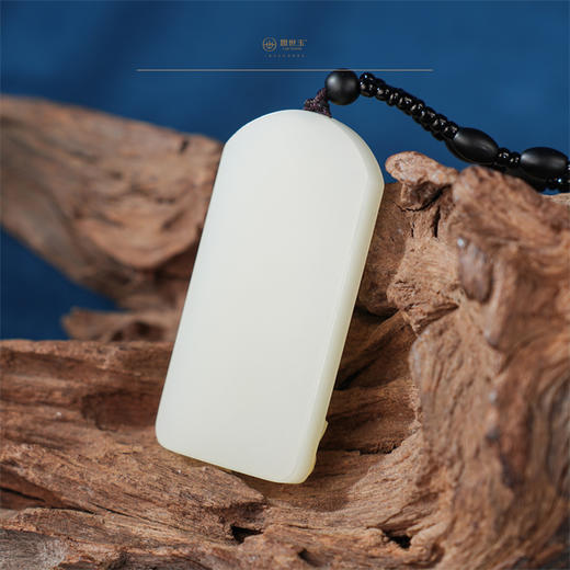 新疆国玉盟世玉【祥佑观音】和田玉挂件【带证书·顺丰物流】 商品图1