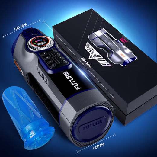 雷霆暴风 leten未来舱708活塞飞机杯男用加温夹吸发声烘干性高端感情趣玩具用品 商品图5