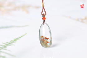 绿幽灵财富山吊坠  配精美挂绳