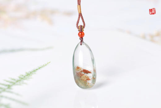 绿幽灵财富山吊坠  配精美挂绳 商品图0