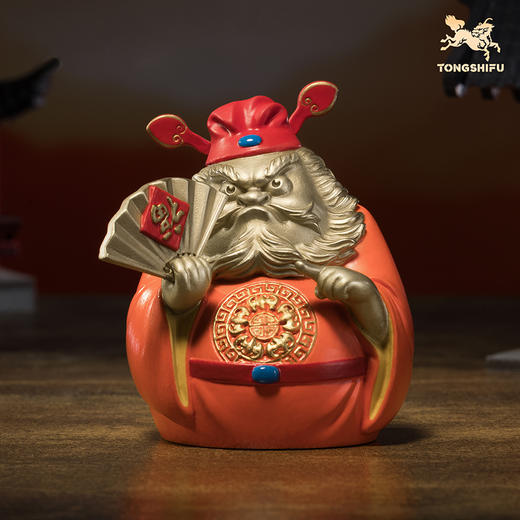 铜师傅《福到》客厅桌面铜钟馗摆件 家居装饰工艺品 商品图0