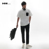HIM漢崇  舒适松紧腰束脚裤男设计感简约压花后袋休闲裤 2026春季 商品缩略图1