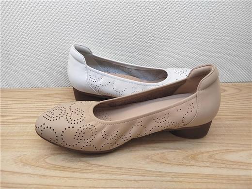 豪行夏季新款23280018真皮休闲中跟时尚女鞋凉鞋皮鞋 商品图3