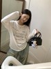 <曾小咸推荐> 慵懒字母长袖罩衫棉T 商品缩略图6