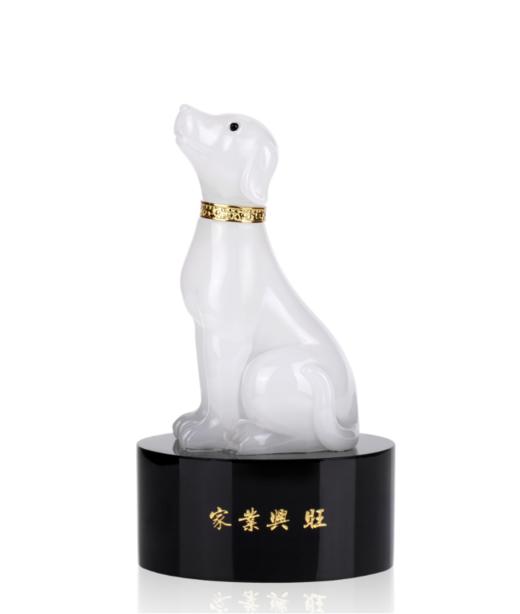 家业兴旺 琉璃玉、黑水晶座 105X76X193mm 商品图0