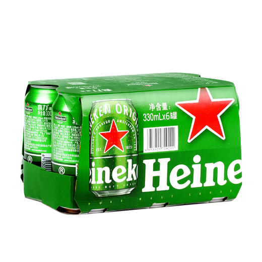 喜力啤酒330ml*24听（6连包*4组） 商品图1