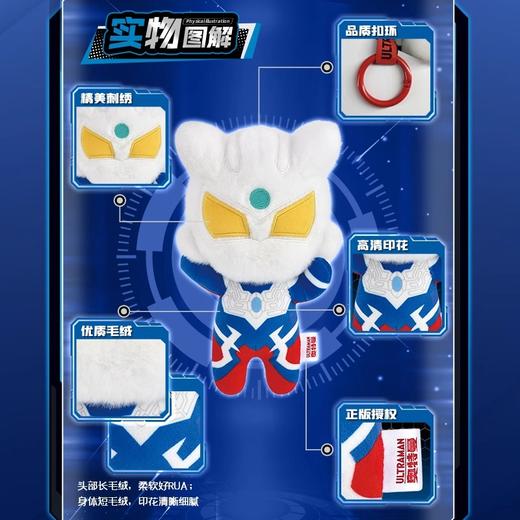 卡游 奥特曼·光之回响2025系列毛绒挂件-朝仓陆款随机发 商品图4