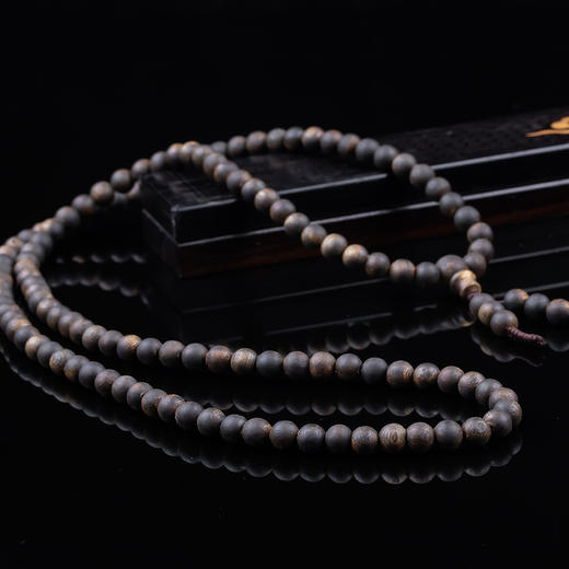 xy0355沉香6.6mm108佛珠沉水级品质 商品图1