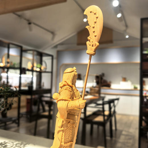 御龙关公°黄杨木雕摆件 商品图6