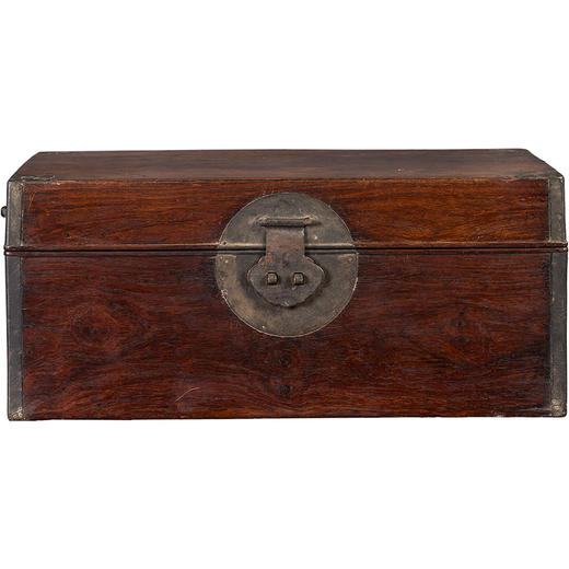 清早期	黄花梨铜包角状元箱 商品图5