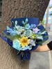 「午夜蓝」向日葵芍药等混搭花束 商品缩略图0