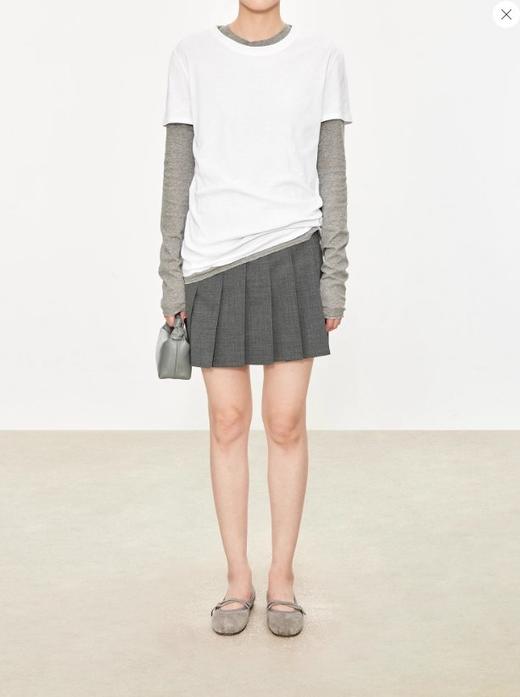 【高品质私服】【CC百褶显瘦短裙】隐藏不足巧显瘦高，重工定位多褶设计G1243-CC【无标出货 介意慎拍】 商品图5