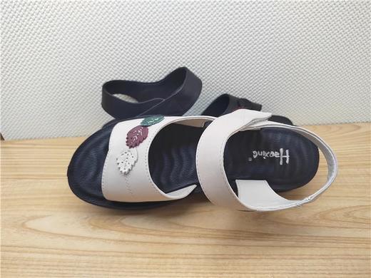 豪行夏季新款23272606真皮时尚休闲平跟女凉鞋皮鞋专 商品图2