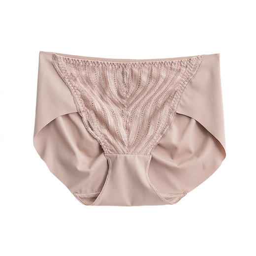 【洛诗琳老顾客福利款】【3条99元 5条149元】真丝桑蚕丝内档❗❗桑蚕丝蕾丝拼接高弹力真丝三角无痕透气内裤（贴身衣物不支持退换 )65131 商品图4