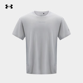 【春上新】7楼安德玛UA防晒短袖T恤男户外运动休闲透气纯色圆领吸湿速干衣 15215107-022 吊牌价399元