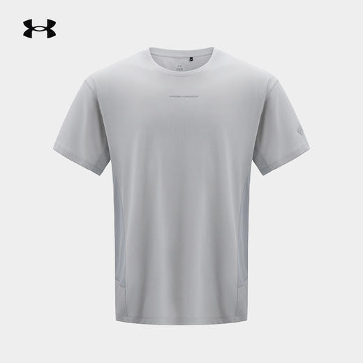 【春上新】7楼安德玛UA防晒短袖T恤男户外运动休闲透气纯色圆领吸湿速干衣 15215107-022 吊牌价399元 商品图0