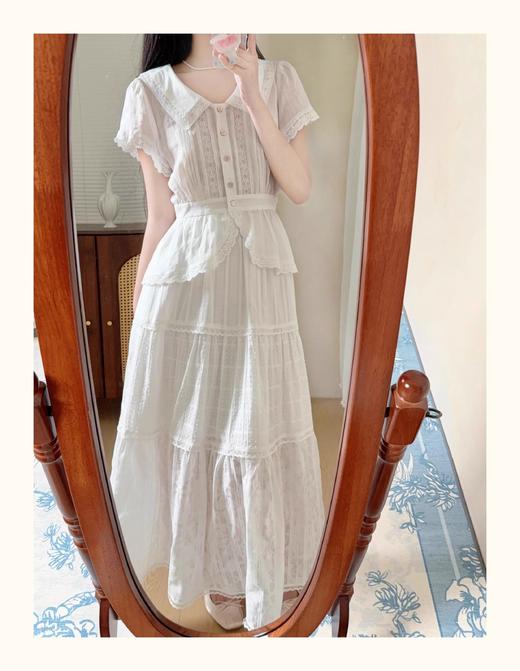 裁缝学苑AS492法式娃娃领小衫半身裙套装纸样女装上衣半裙样板裁剪 商品图4