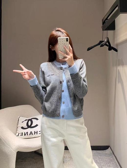 【ys1】福利款！女士春秋款时尚针织假两件开衫毛衣！！ 商品图0