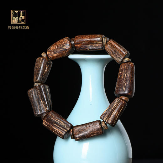 天然文莱沉香随形手串 沉水级 23.3克 SP11430 商品图0
