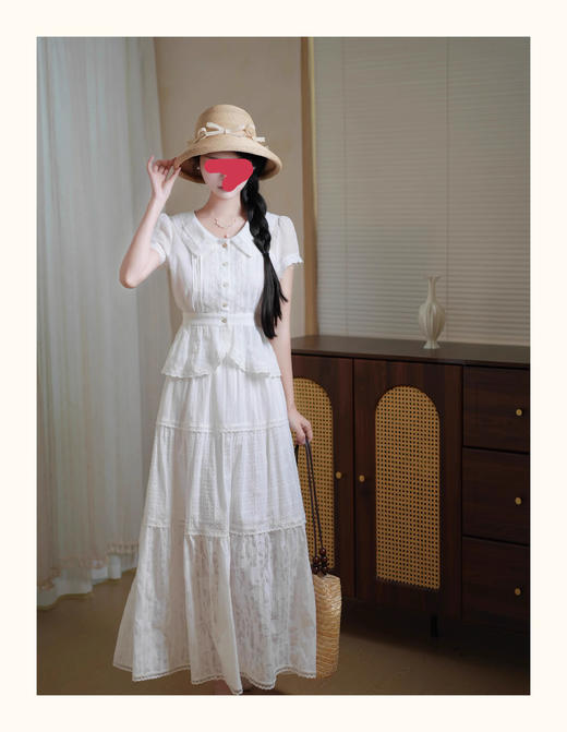 裁缝学苑AS492法式娃娃领小衫半身裙套装纸样女装上衣半裙样板裁剪 商品图3