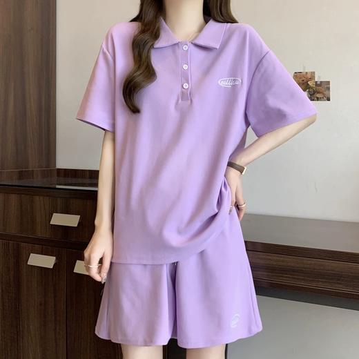 裁缝学苑AS498翻领短袖T恤阔腿短裤套装纸样女装两件套版型样板图 商品图3