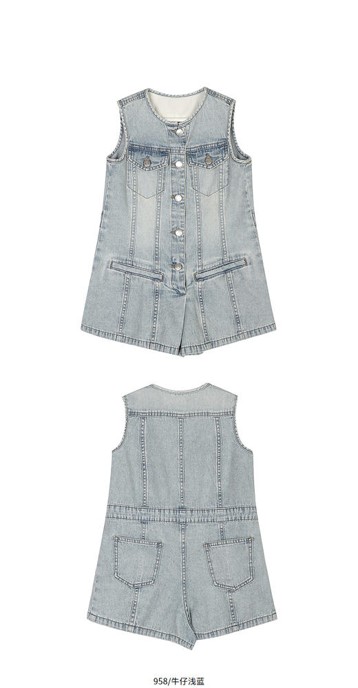 Jnby 25年夏款  无袖连体衣  1P6F10330 商品图10