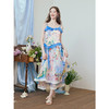 两三事 人鱼梦绘 2025夏季新款甜美荷叶边拼接印花吊带衫女 商品缩略图3