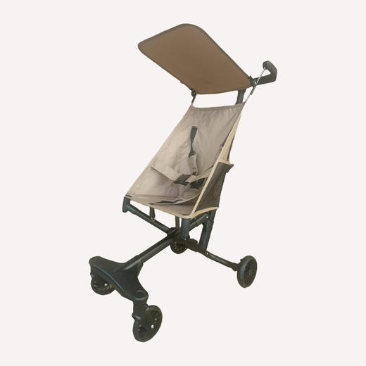 【加大加宽底盘，四轮稳固更放心！】口袋车婴儿车 外出手推车遛娃神器 可坐可躺折叠轻便 简易婴儿手推车-QQ 商品图6