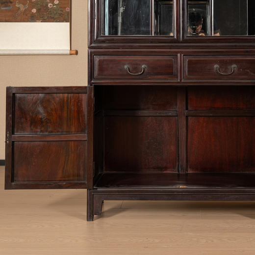 民国	红木博古柜（一对） 商品图2