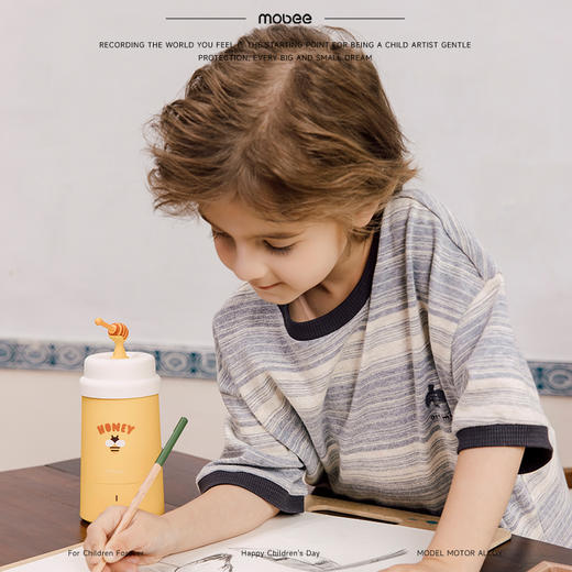 Mobee 全自动卷笔器削笔刀刨转小学生儿童专用电动充电铅笔粗细杆幼儿园洞洞三角大口径美术小型便捷男女孩礼 商品图4