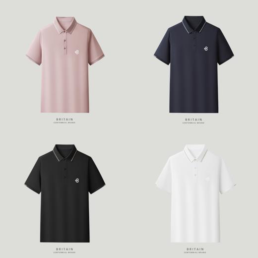 【品质面料 冰感透气】Byford男女同款休闲短袖凉感POLO衫 商品图12