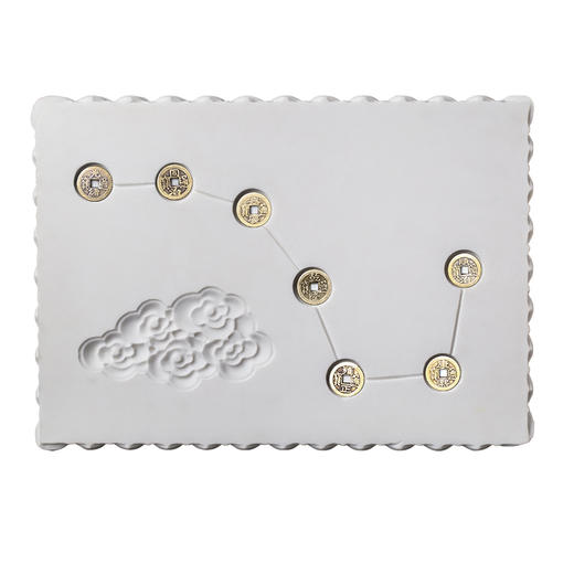 天禧系列-汉白玉祥云七星棺床（单、双层） 商品图4