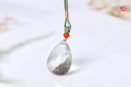 绿幽灵水晶吊坠  配精美挂绳 商品图1